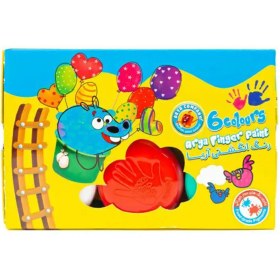 تصویر رنگ انگشتی 6 رنگ آریا 