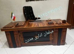 تصویر میز مدیریت غزال وکیوم ۲ در ۸۰ با ال 