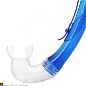 تصویر ماسک و اسنورکل شنا بچه گانه زاگز HMK 465283 | آبی/سفید 