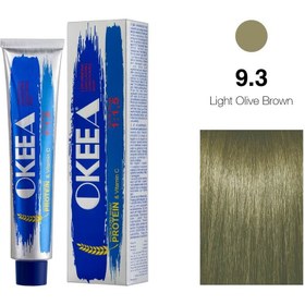 تصویر رنگ مو شماره 9.3 Very Light Olive Blonde - ۲۰۰ میل 