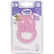 تصویر دندان گیر سیلیکونی وی کر - مدل محصول: خرس بنفش Weecare Silicone Soothing Teether