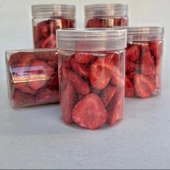 تصویر توت فرنگی خشک پفکی فریزتا - ۱۰۰ گرم 