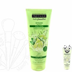 تصویر ژل اسکراب صورت لیمو ترش فریمن اصل آمریکایی Freeman Feeling Beautiful Key Lime Face Scrub 