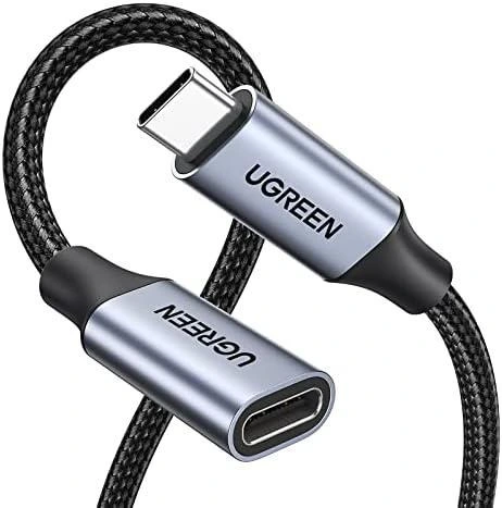 Fasgear USB-C to USB C Cable 100W Power Delivery 3ft 90 Degree Type C 3.1  Gen 2 Cord 10Gbps Data Sync 5A PD Fast Charge Cord with E-Marker Chip