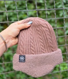 تصویر کلاه گوشدار مردانه - مشکی 