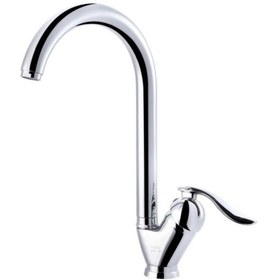 تصویر شیر ظرفشویی پادرا مدل گاما Padra Gamma Model White Golden Dishwashing Faucet