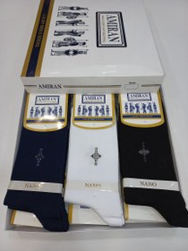 تصویر جوراب مردانه ساقدار امیران مناسب چهار فصل Amiran socks for men