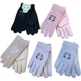 تصویر دستکش بچگانه تو خز 