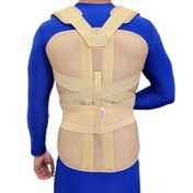 تصویر قوزبند آتل دار طبی توان تن خزر مدل BA017 - XXL 