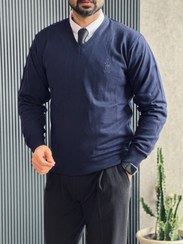 تصویر بافت یقه هفت مردانه برند polo 