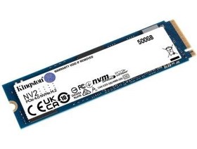 تصویر اس اس دی کینگستون مدل NV2 M.2 NVMe Gen4 ظرفیت 500 گیگابایت Kingston NV2 500GB M.2 2280 NVMe Gen4 Internal SSD