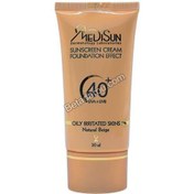 تصویر ضد آفتاب کرم پودری +SPF40 ا Medisun Sun screen cream Medisun Sun screen cream
