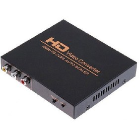 تصویر مبدل HDMI به AV فرانت با کیفیت تصویر HD 1080p 