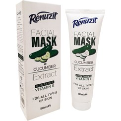 تصویر ماسک صورت رینوزیت حاوی عصاره خیار ۱۰۰ میل روشن کننده 