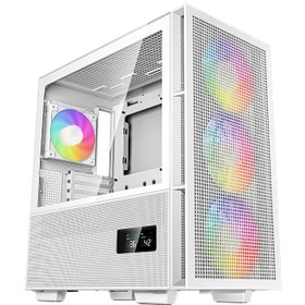 تصویر کیس کامپیوتر دیپ کول مدل CH560 Digital Mid Tower سفید DeepCool CH560 Digital Mid Tower White Computer Case