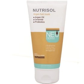 تصویر ماسک مو آرگان نوتریسل نئودرم |Neuderm nutrisol argan hair mask