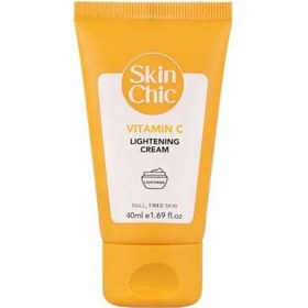 تصویر کرم ضد پیر پوستی حاوی ویتامین سی میلی لیتر اسکین شیک 40 میلی لیتر Skin Chic Vitamin C Anti Aging Cream 40 ml