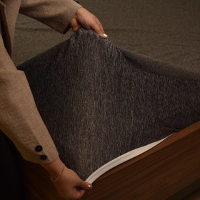 تصویر محافظ تشک ضد آب حوله‌ای سایز ۹۰×۲۰۰ 