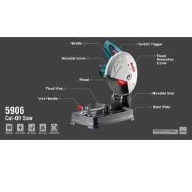 تصویر اره پروفیل بر رونیکس مدل 5906 Ronix 5906 Cut-off Saw