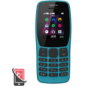 تصویر قاب نوکیا 110 کاور نوکیا 110 مدل 2019 ژله ای مشکی nokia 110