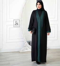 تصویر مانتو عبایی کمند 