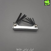 تصویر آچارآلن خورشیدی چاقوییT8-T40 ایت ژاپن 