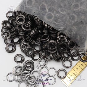 تصویر حلقه پانچ سایز 35 دودی با واشر (بسته 500 عددی) 