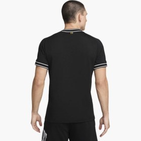 تصویر تی شرت تنیس مردانه نایک Nike Court Heritage T-Shirt - مشکی 