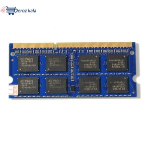 تصویر رم لپ تاپ DDR3L الپیدا با ظرفیت 8 گیگابایت استوک ا ELPIDA 8GBPC3L Memory Ram ELPIDA 8GBPC3L Memory Ram