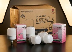 تصویر پک 8 عددی لامپ LED استوانه‌ای 50 وات پارس الکتریک البرز با قیمت ویژه – نوردهی قدرتمند، طول عمر بالا، مناسب پروژه‌های حرفه‌ای 