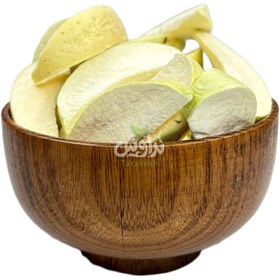 تصویر سیب زرد خشک پفکی فریزدرایر 