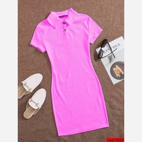 تصویر پیراهن یقه دار دکمه ایی - سفید 