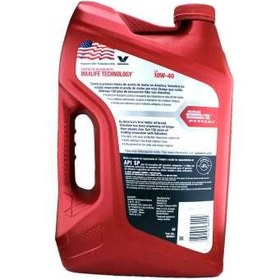 تصویر روغن موتور والوالین 5 لیتری مکس لایف 10W40 مدل Valvoline Synthetic Blend Maxlife Technology 