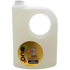 تصویر مایع دستشوئی طلایی ایکومویست حاوی گلیسیرین حجم 3750 میلی لیتر eco moist golden toilet liquid containing glycerin 3750ml