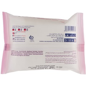 تصویر دستمال مرطوب پاک کننده آرایش پوست چرب یونی لد Uni Led Antibacterial Hand Cleansing Wet Wipes Oily Skin