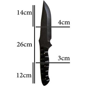 تصویر چاقوی نظامی طبیعت‌گردی sk33 