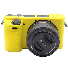 تصویر کاور دوربين ژله‌ای زرد مشابه اصلی Sony A6400 Cover 