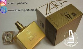 تصویر ادکلن زنانه زارا لیدی طلایی برند زارا حجم ۱۰۰ میل ZARA LADY for Women 100ml