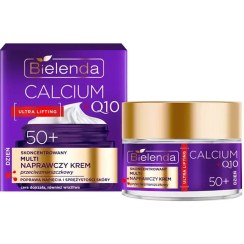 تصویر کرم روز مولتی ترمیم کننده و ضدچروک بالای 50 سال کلسیم +Q10 بی یلندا Calcium Q10 Ultra Lifting Multi-Repair 50 Face Cream Day BIELENDA