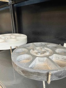 تصویر سینی مزه سنگی - طوسی 