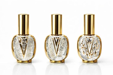 تصویر شیشه عطر 10 میل طلاکوب کد 386 