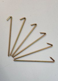 تصویر ۶ عدد میخ فولادی ck45 موفلان 