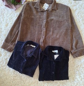 تصویر شومیز مخمل کد۶ - مشکی 