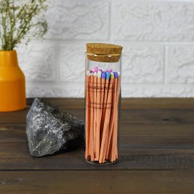 تصویر کبریت شومینه گلبهی 