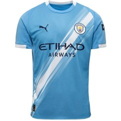 تصویر لباس فوتبال منچستر سیتی ۲۰۲۶ رنگ آبی 