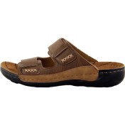 تصویر صندل مردانه ماهان قهوه ای 