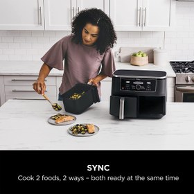 تصویر سرخ کن نینجا AF400 ظرفیت ۹.۵ لیتر بدون روغن 