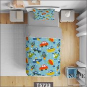 تصویر روتختی کودک طرح ماشین مدل T5733 