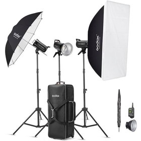 تصویر کیت فلاش استودیو سه شاخه گودوکس Godox SK300II-V Studio Flash kit 