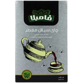 تصویر چای سیلان سیاه معطر با رایحه برگاموت فامیلا 100 گرم 